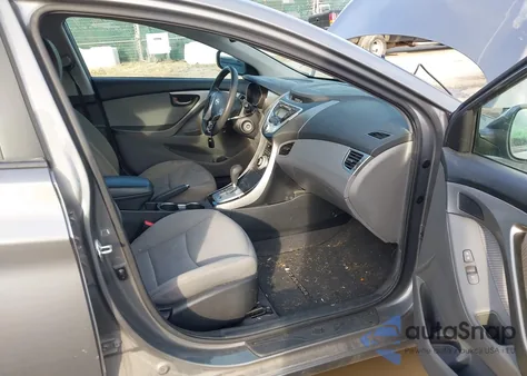 2012 Hyundai Elantra Gls из США, поврежденный, VIN 5NPDH4AEXCH126787